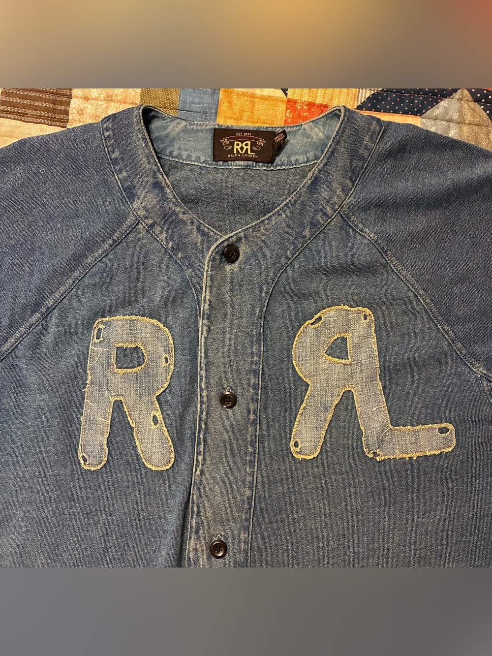 💥RARE💥DOUBLE RL RALPH LAUREN RRL “FARM LEAGUE” BASEBALL JERSEY- MEDIUM - Picture 6 of 14